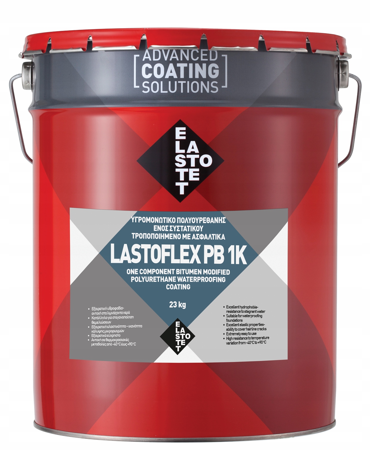 Hydroizolacja bitumiczno-poliuretanowa Lastoflex PB-1k Canada Rubber 6kg