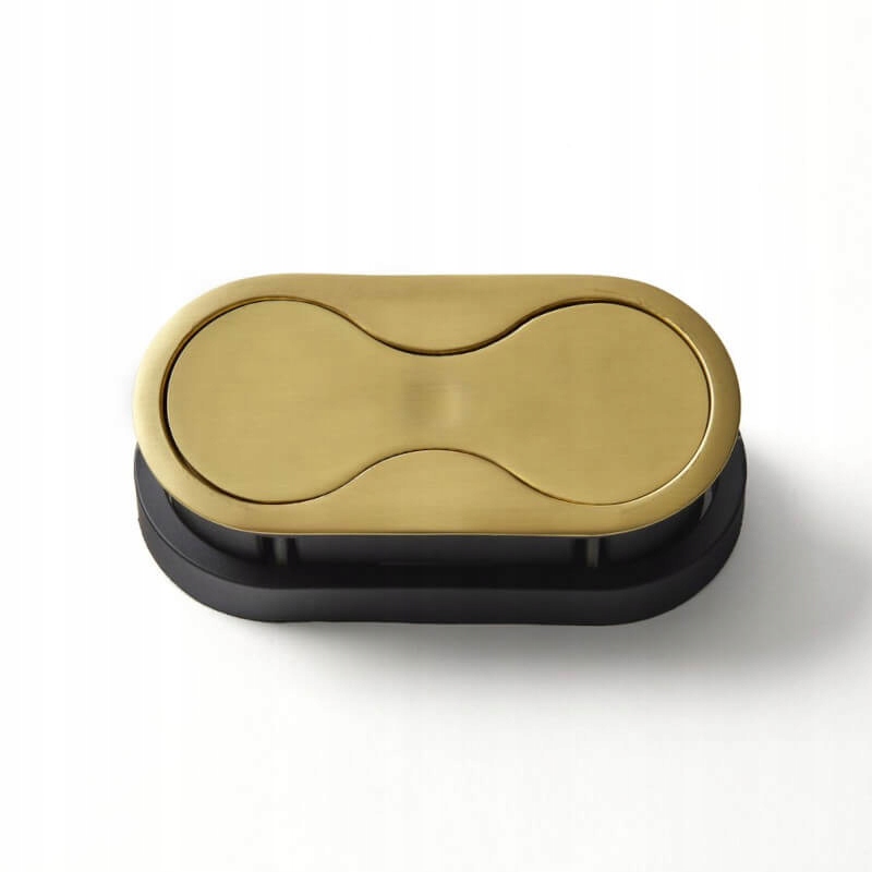 Gniazdo wpuszczane w blat Sfl Eight 2x230V złote