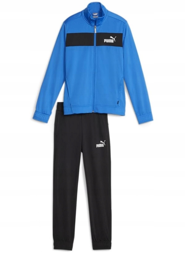 Dres Dziecięcy Puma Junior Poly Niebiesko-czarny 176