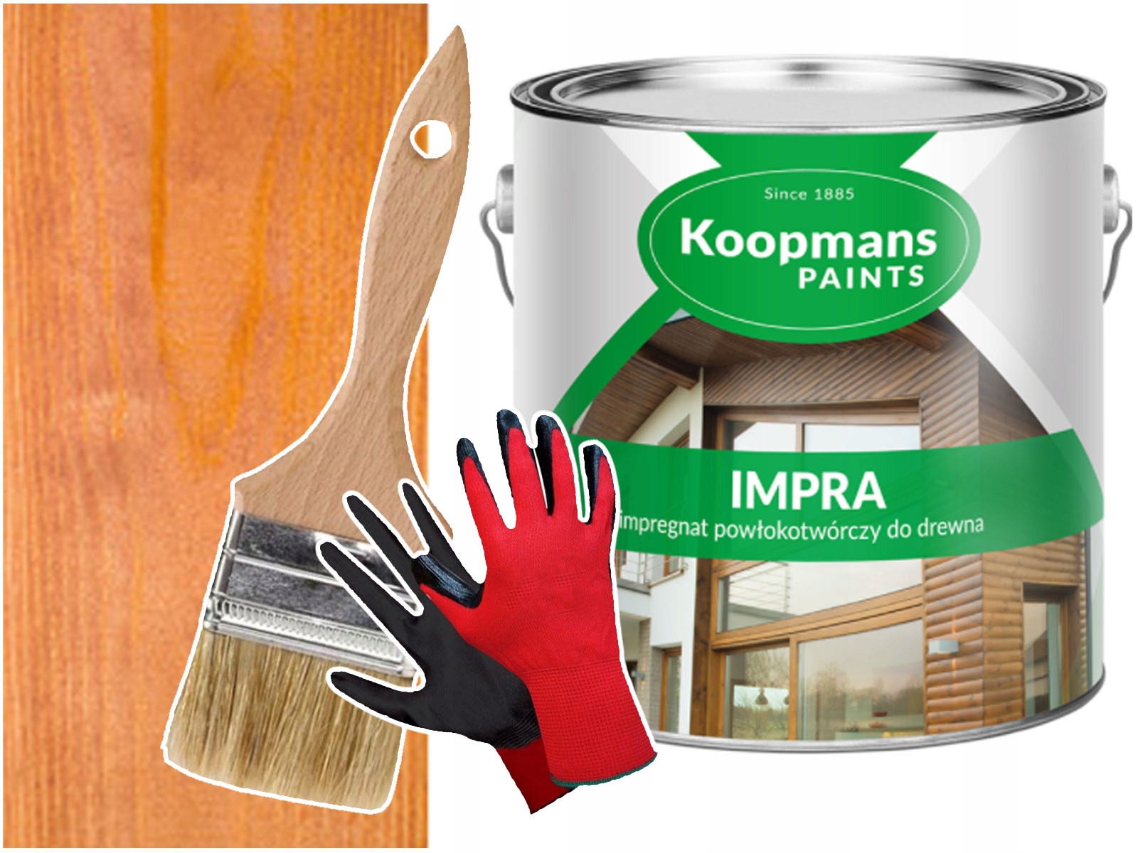 Impra Impregnát na dřevo Zlatý Kaštan 2,5L