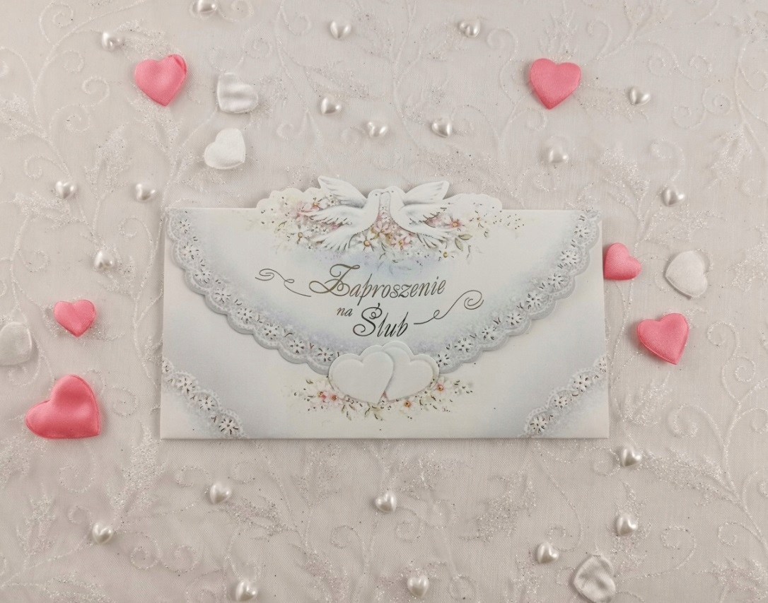 Delta Graphix Zaproszenie na ślub z kopertą