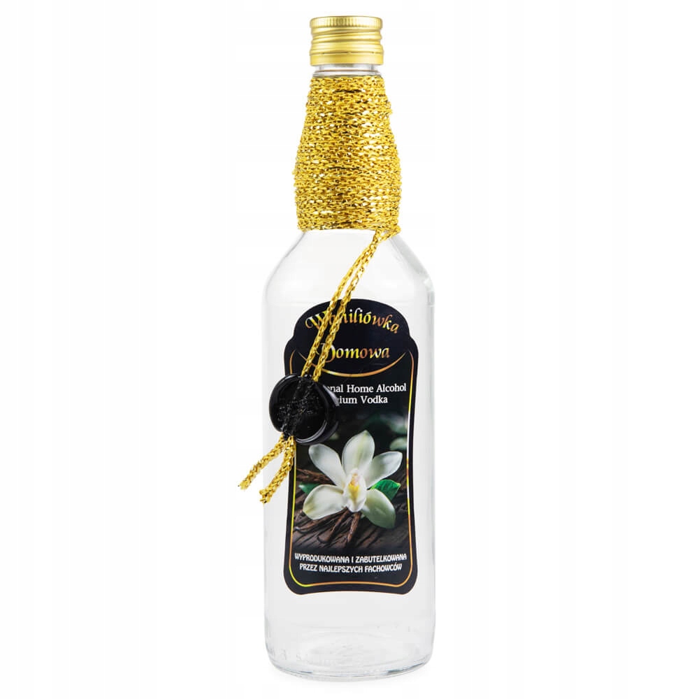 

Butelka zdobiona monopol 500ml Domowa Waniliówka