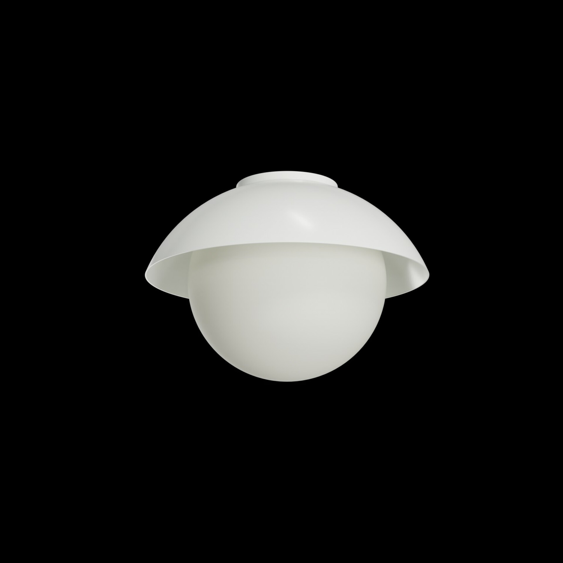 Osmont LUK60000 Lukida 2 stropné/nástenné sklenené svietidlo biela IP65 3000