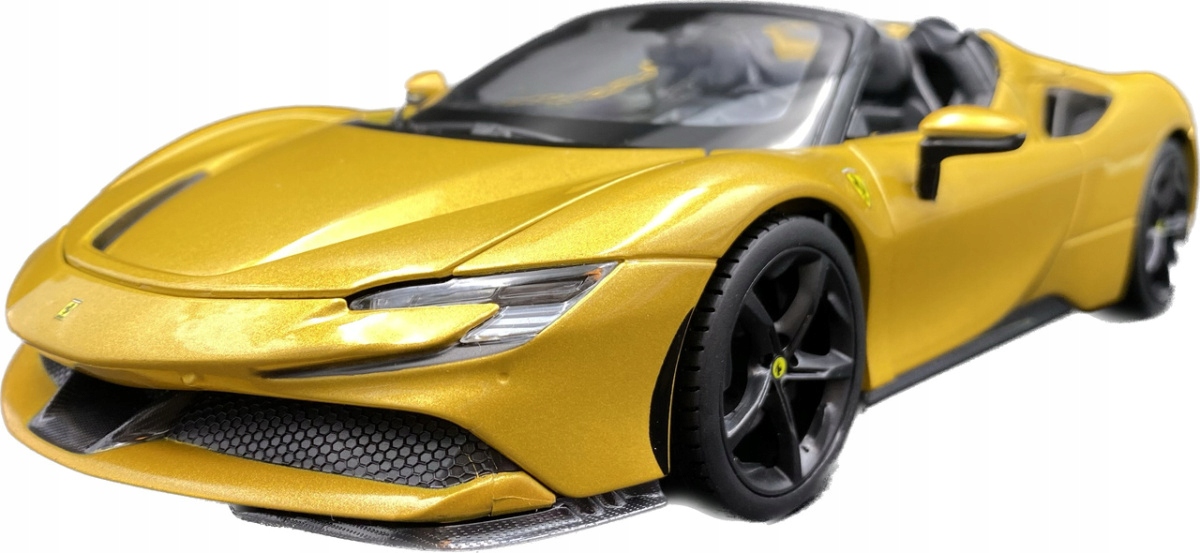Ferrari SF90 Spider velký mod. 1:18 Bburago 16016 gold