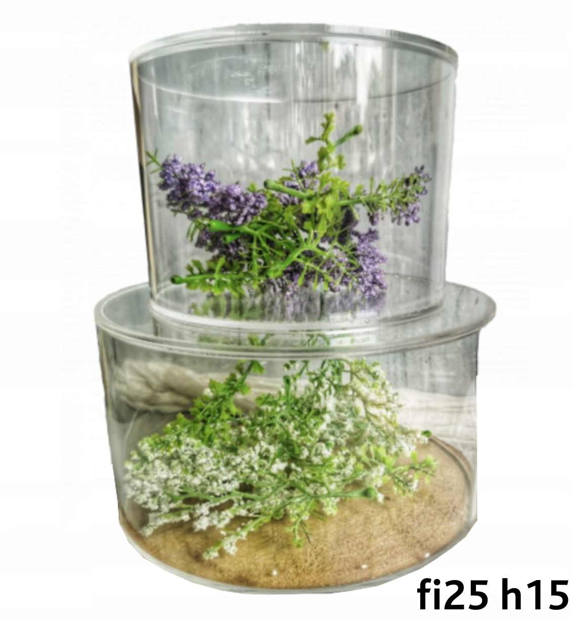 Levně Oddělovač na dort kulatý prázdné patro fi25h15XXL