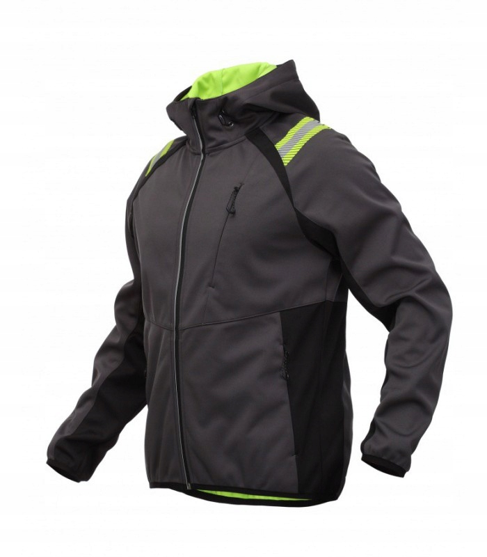 Kurtka Robocza Softshell BoSafety Topek Ze Wstawkami Odblaskowymi Hi-VIS