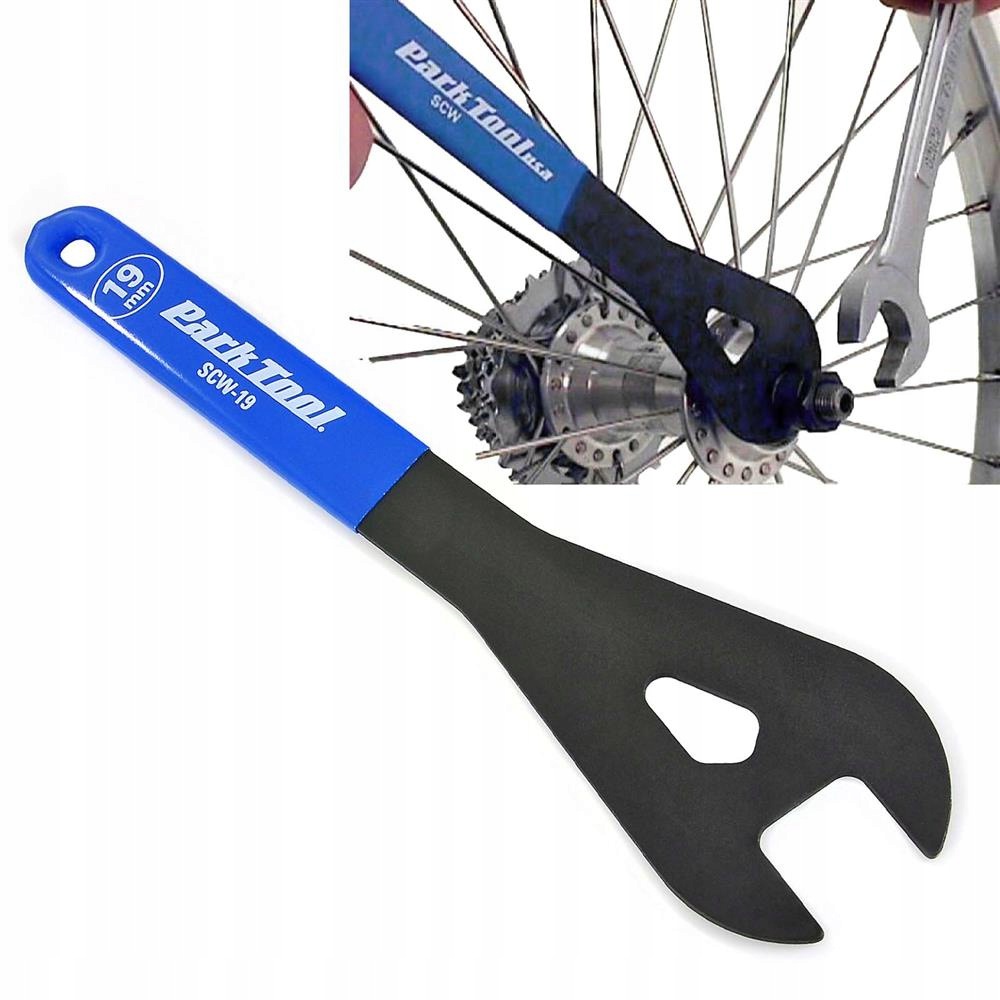 Klucz rowerowy płaski Park Tool SCW-19 do konusów (stożków) 19 mm