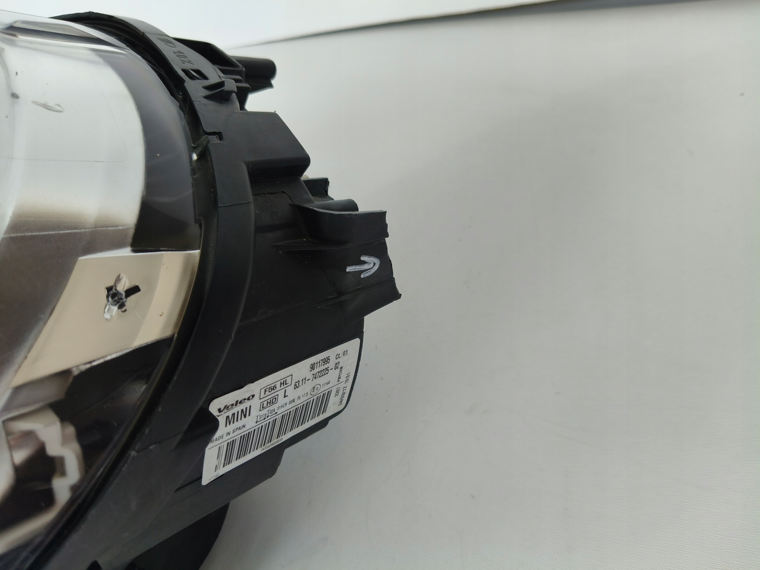 light left REFLEKTOR MINI COOPER ONE F55 F56 14- FULL LED