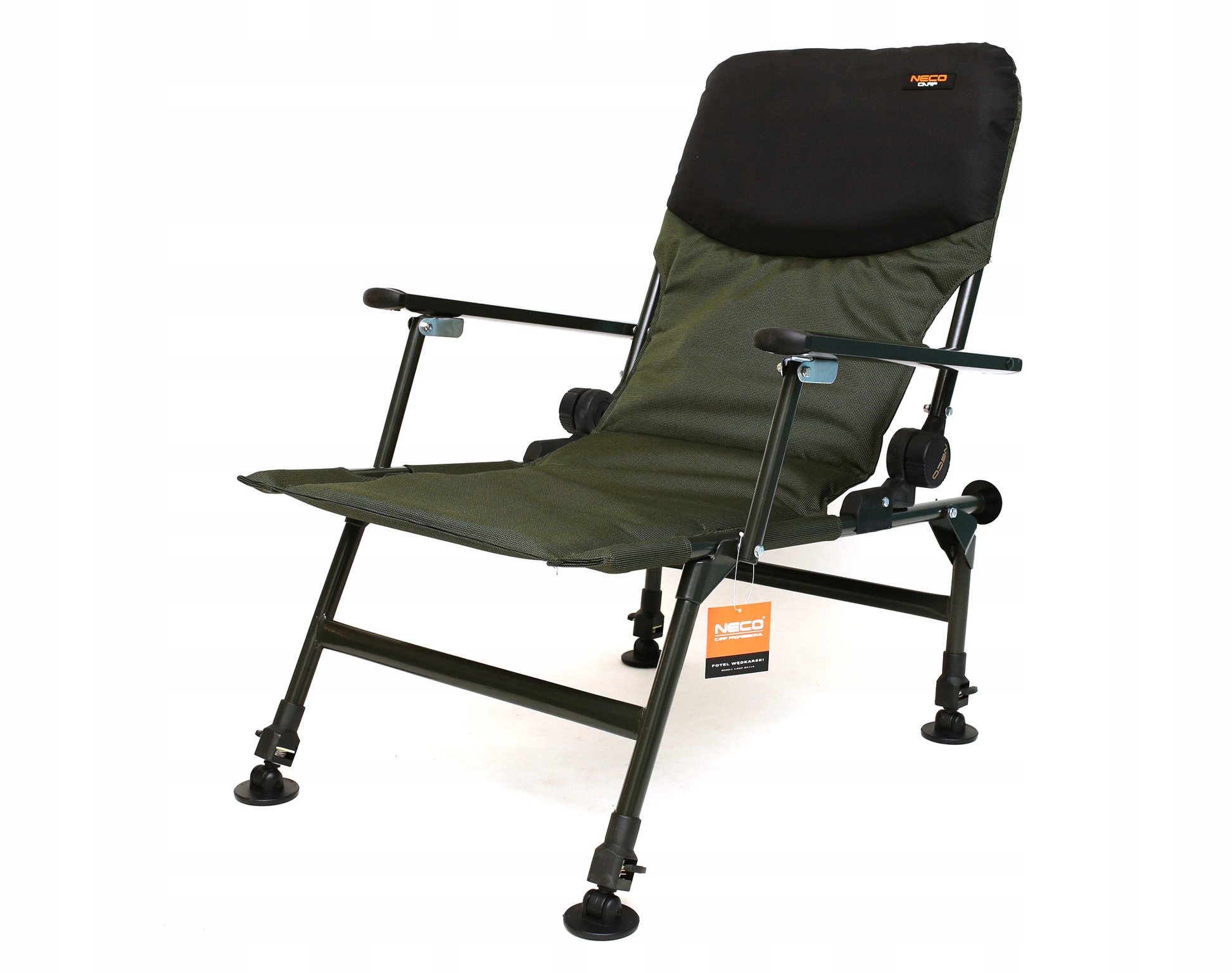 Krzesło Wędkarskie Fotel Wędkarski Z Regulacją Oparcia Neco