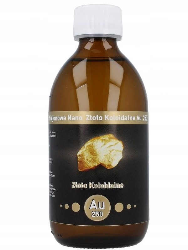 Nanozłoto Nano Złoto Koloidalne 25ppm 25 ppm Au250