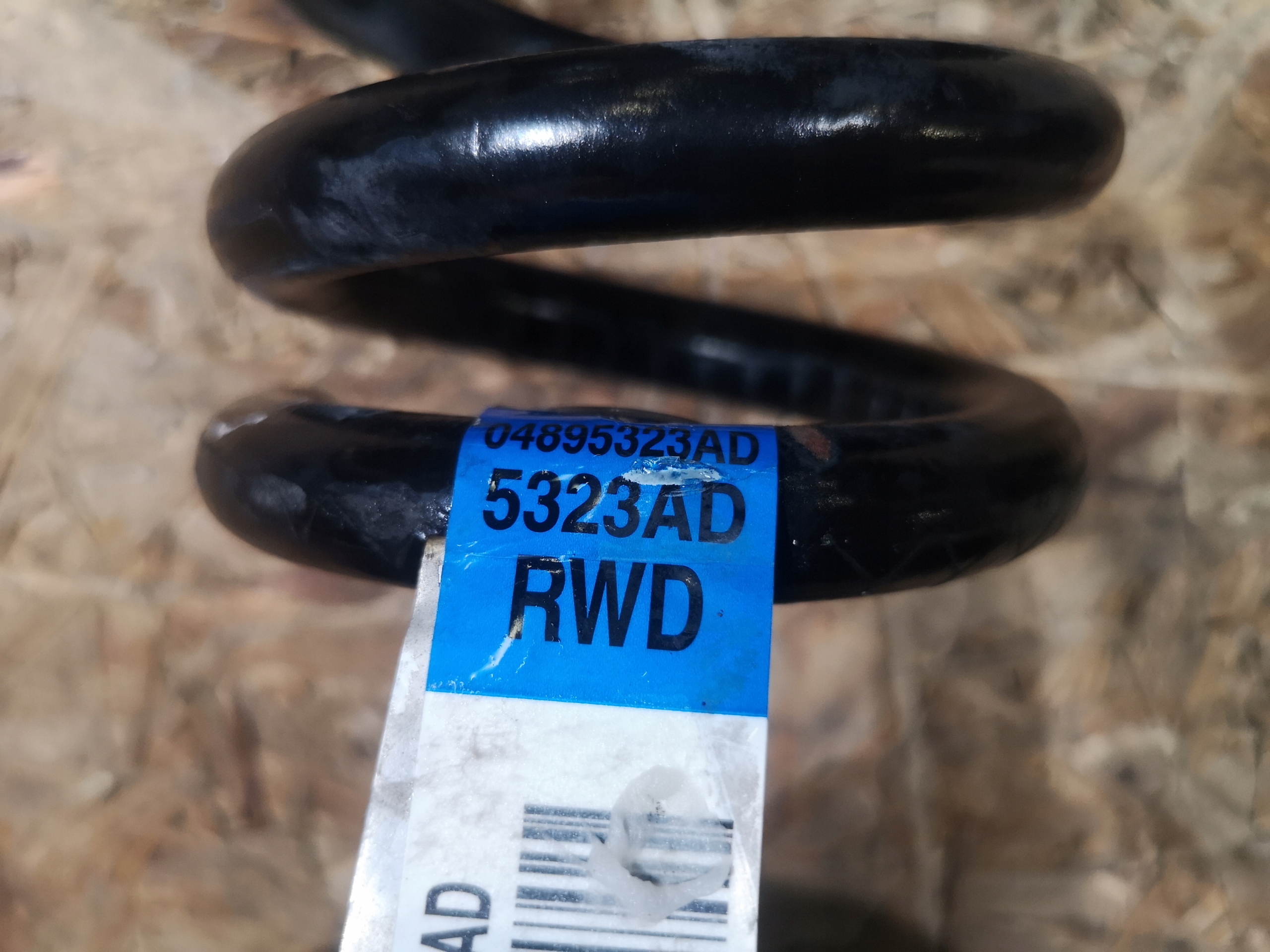 spring springs springing rear part rear Dodge Charger Challenger 2009-2010