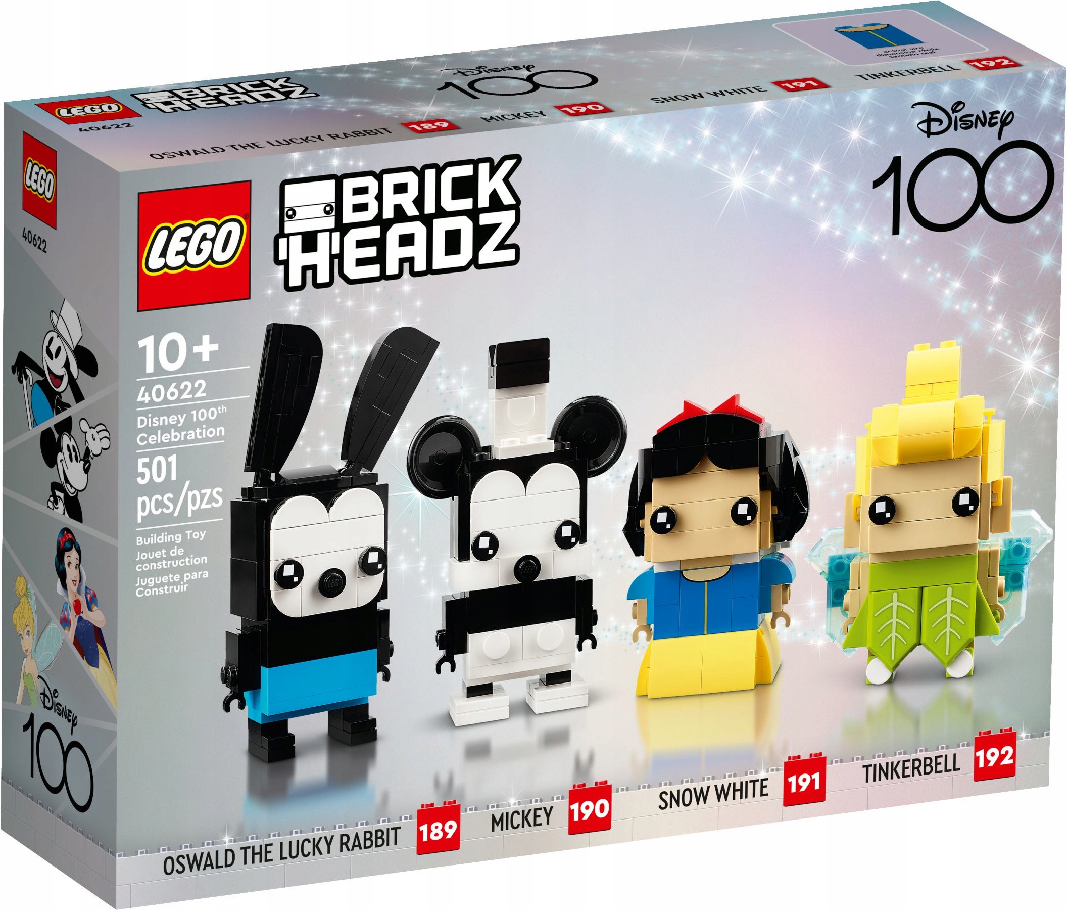 Lego BrickHeadz Disney 100. narozeniny 40622
