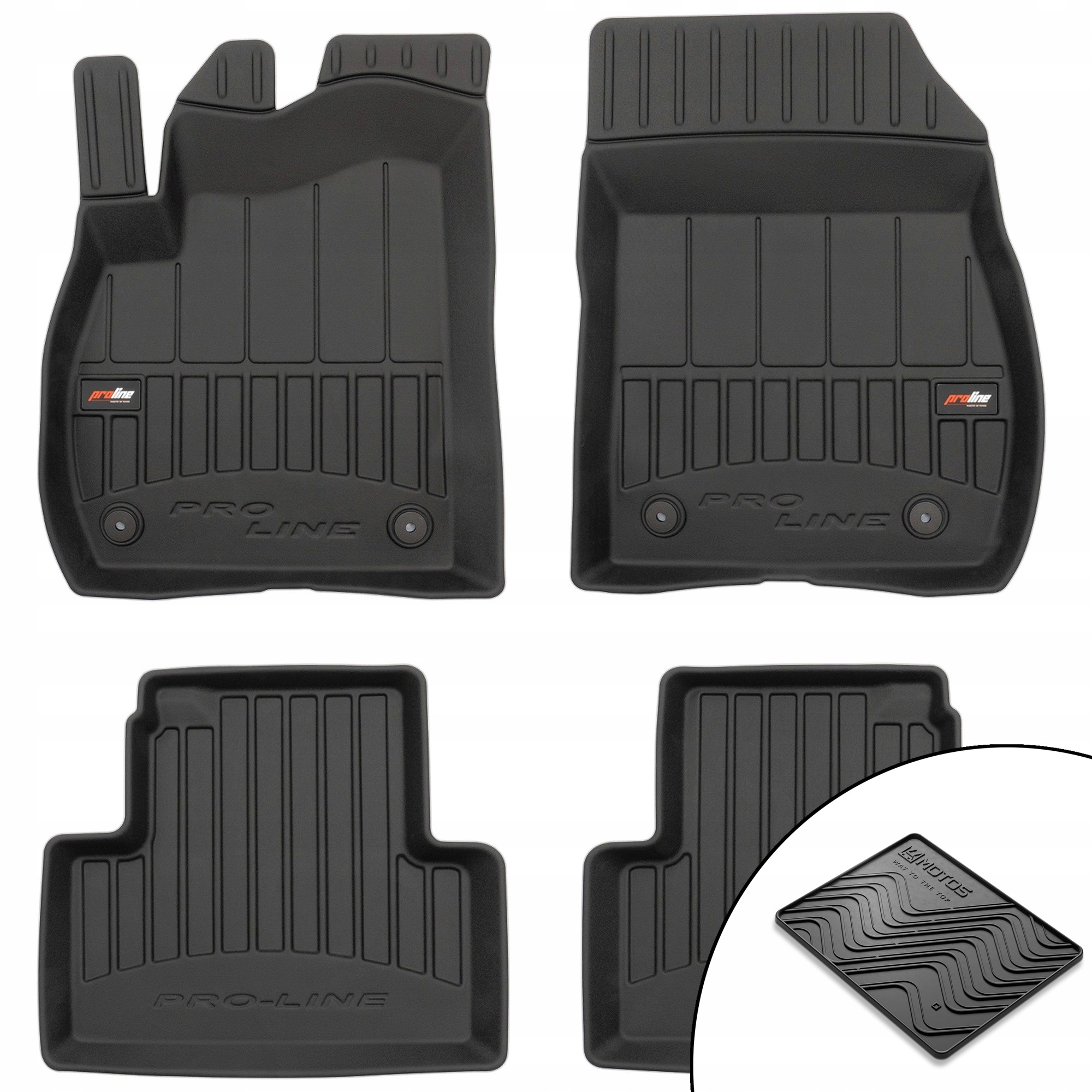 3D gumové rohože Opel Zafira C 2012-2019 rohož zdarma