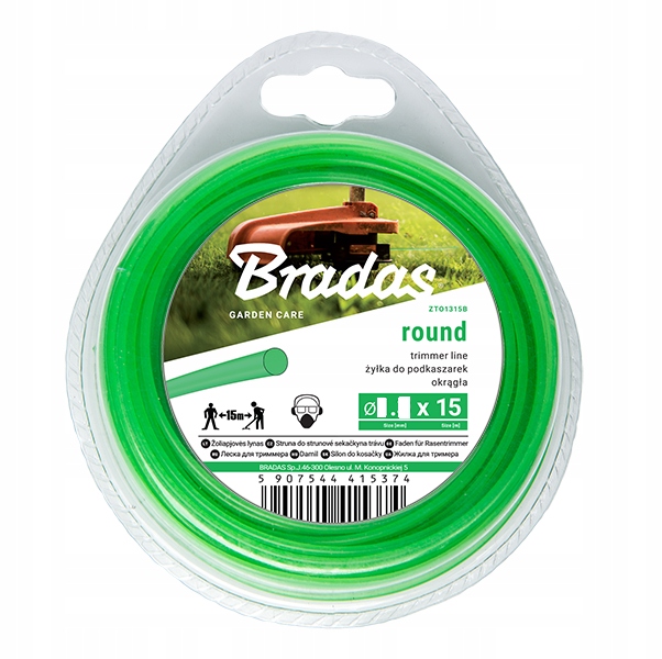 

Żyłka tnąca podkaszarki Bradas ZTO3015B 3,0mm 15m