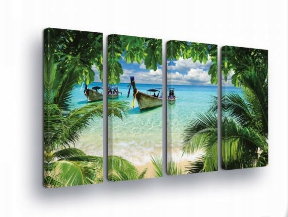 Obraz 120x80 Tropické pláže more oceán palmy Thajsko leto relax slnko