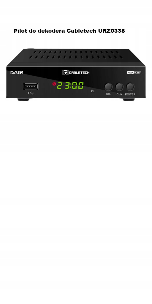 Pilot do dekodera Cabletech URZ0338 Marka Cabletech