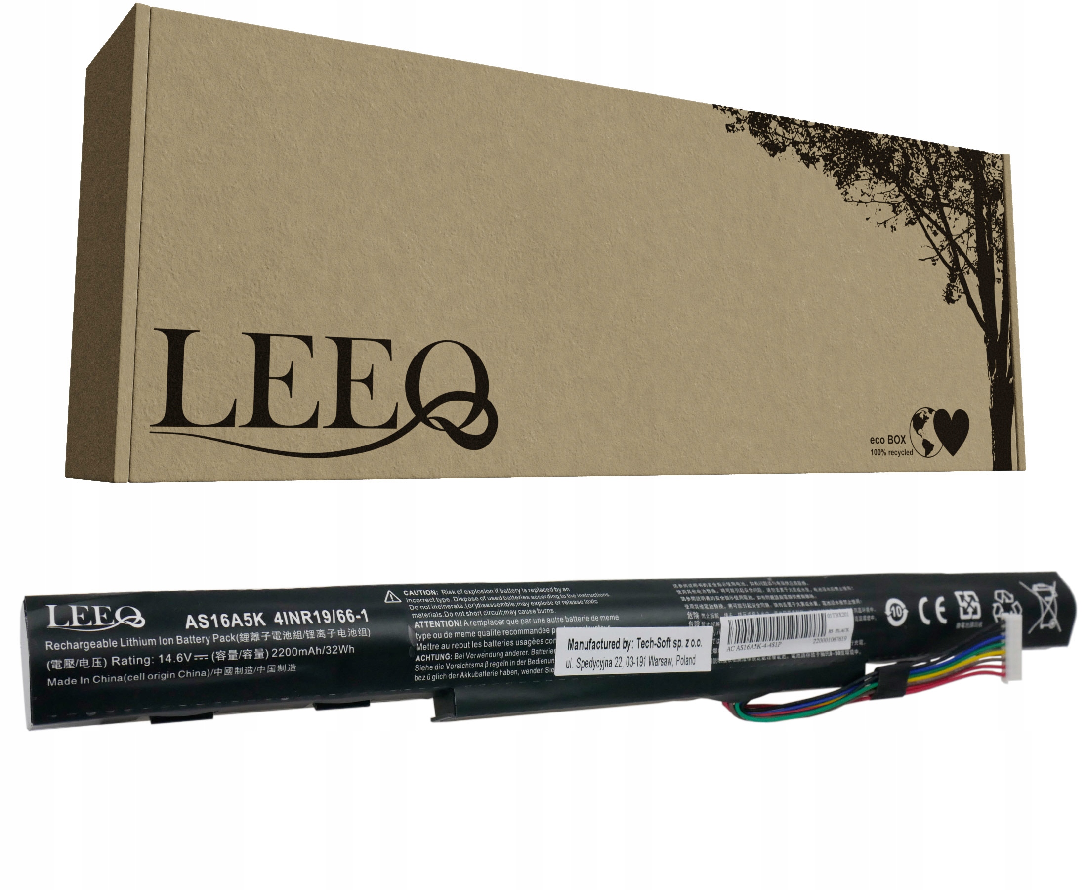 

Bateria AS16A5K do laptopów Acer