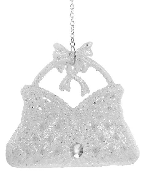 

Zawieszka choinkowa Torebka Bag Biała