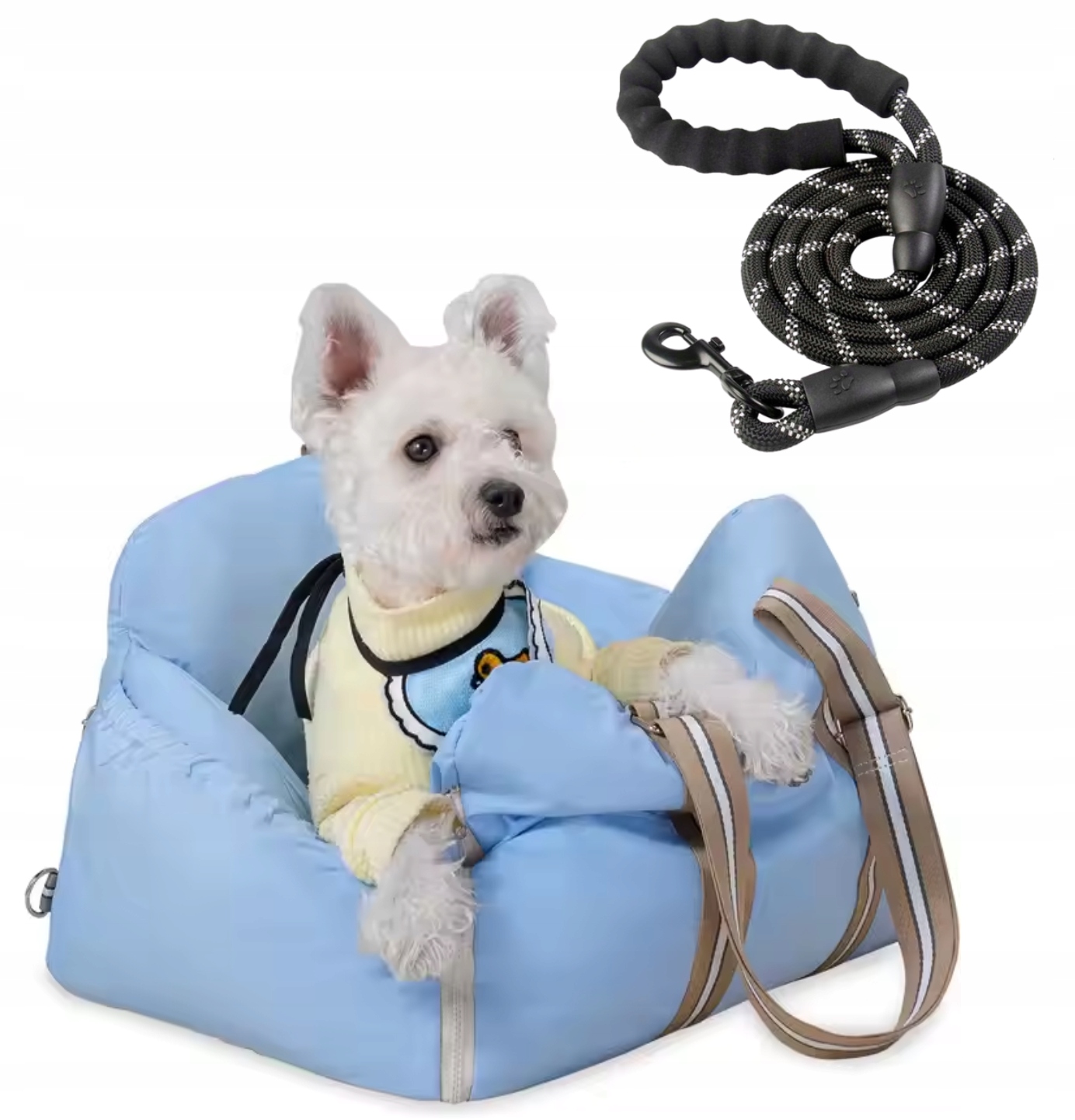 Levně Měkká Autosedačka Přepravka Pro Psa Luxusní, Voděodolná, Cestovní Do Auta