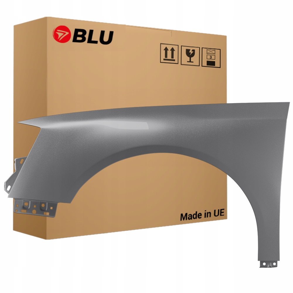 Blu Blatník Vw Passat B6 LA7T levý stříbrný 05-10 přední