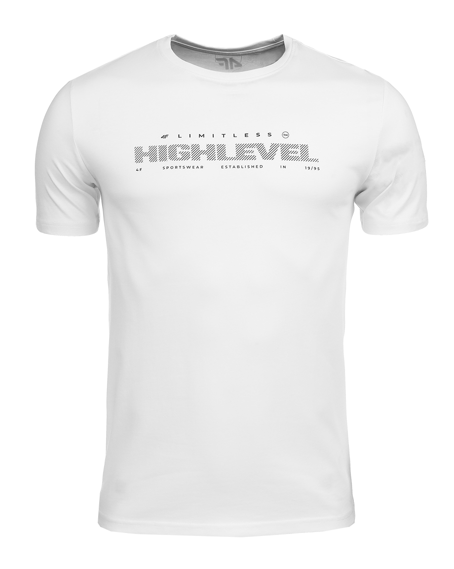 

4F Koszulka męska tshirt sportowy bawełna r.L
