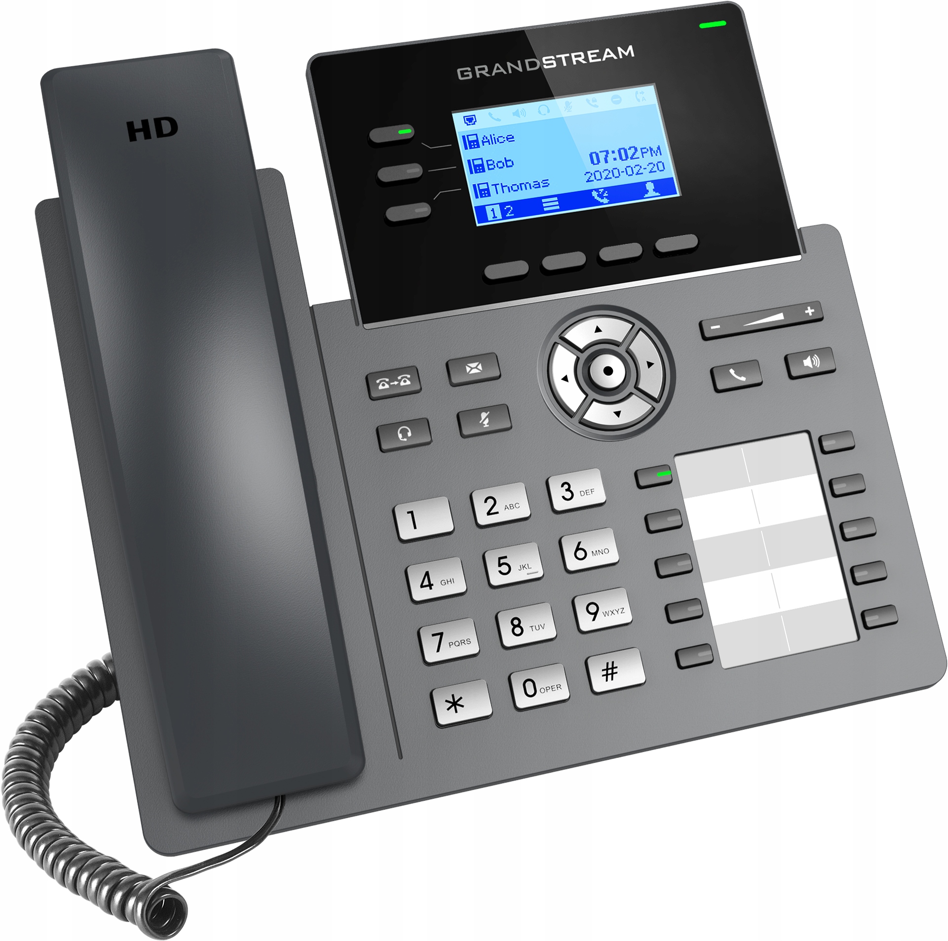 GRANDSTREAM GRP2604 PRZEWODOWY TELEFON IP LCD Obsługa PoE Nie