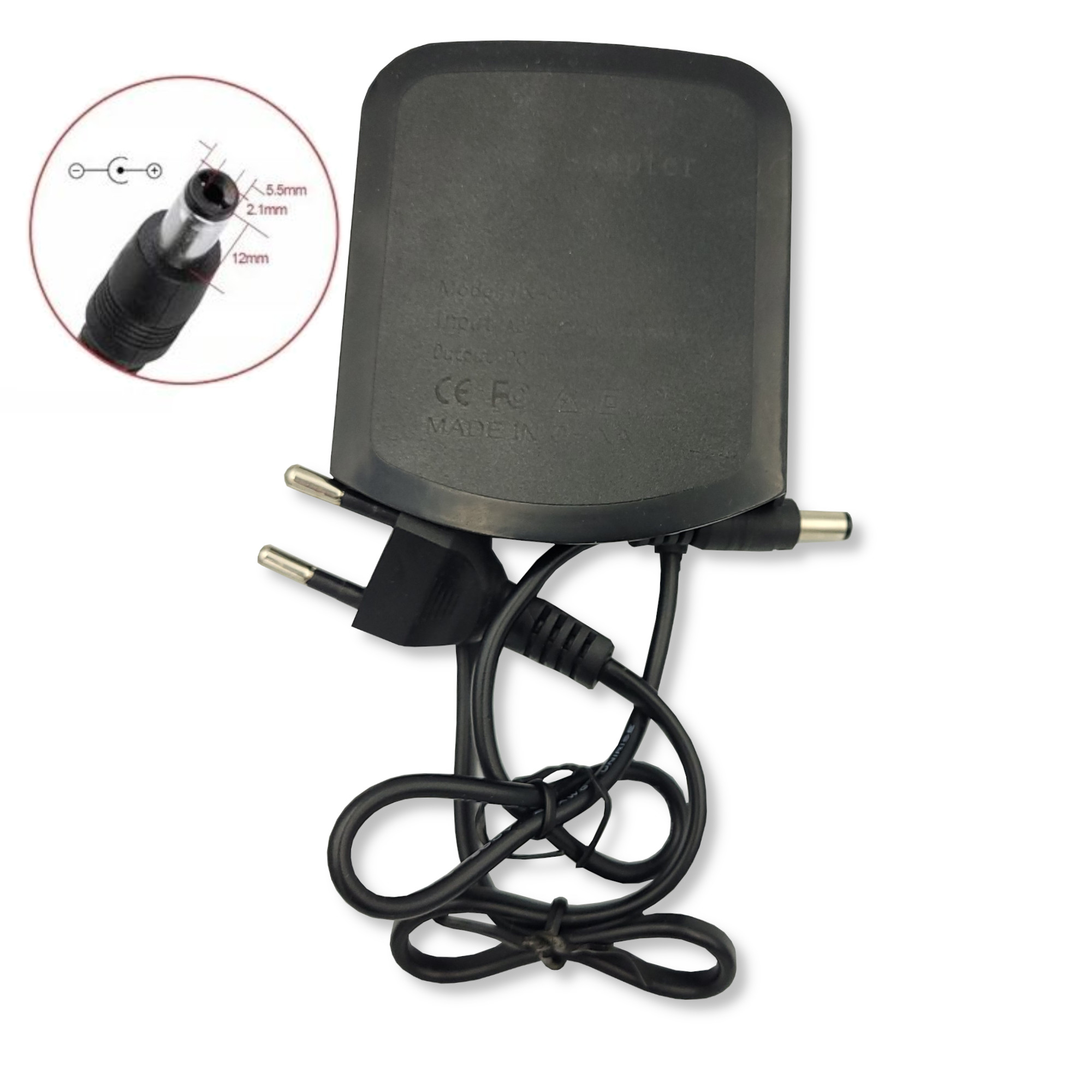 

Zasilacz Impulsowy 12V/2A Do Kamery EDW-5014OB