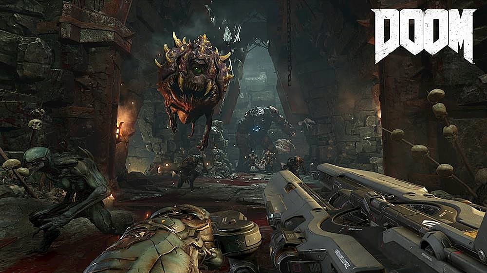 PS4 PS5 DOOM SLAYERS COLLECTION / 4 CZĘŚCI / NOWA Tematyka gry akcji