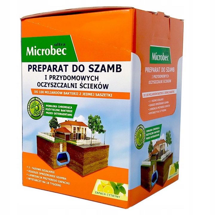 

Bros Microbec Bakterie Do Szamba 18 saszetek 25g
