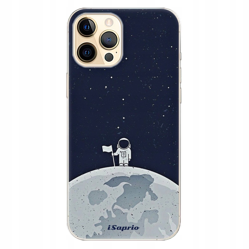 Silikonowe etui iSaprio On The Moon 10 do iPhone 12 Pro