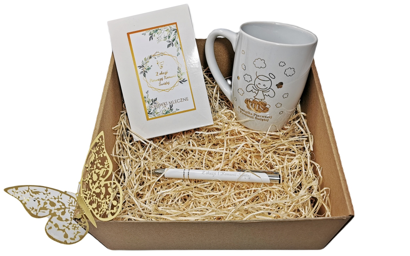 

Pamiątka Komunii Świętej dla Chłopca Dziewczynki