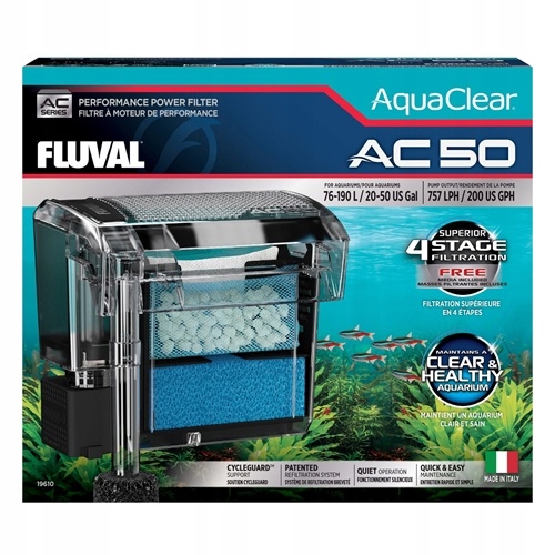 Fluval Filtr kaskadowy AC50 Power Filter, 76-190 L