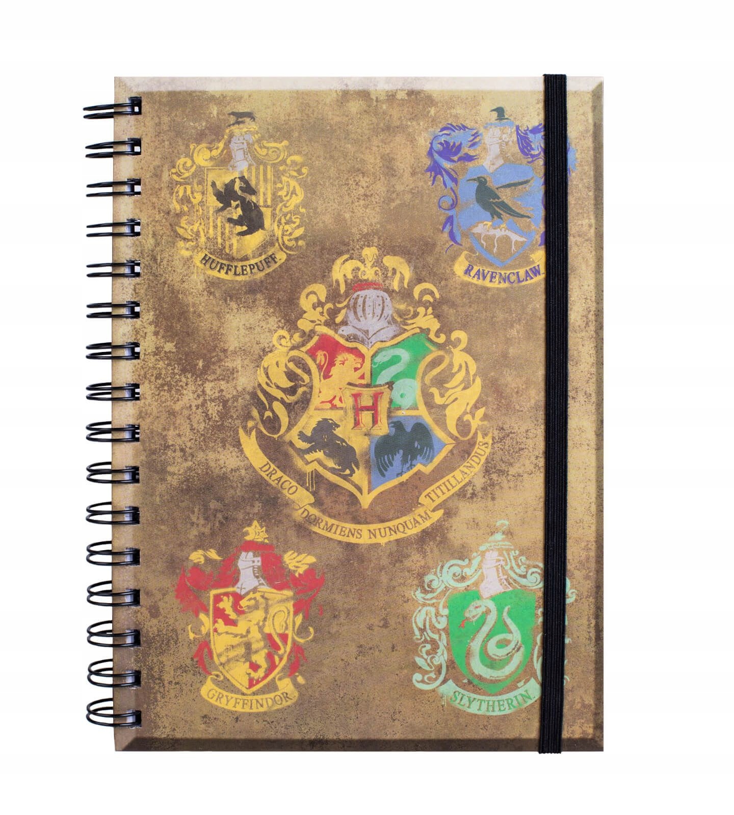 

Notesy A5 Harry Potter Domy Hogwartu spirala 80k