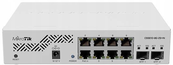Mikrotik Routerboard CSS610-8G-2S+IN