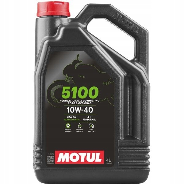 Olej motocyklowy Motul 5100 4T MA2 10W40 4L