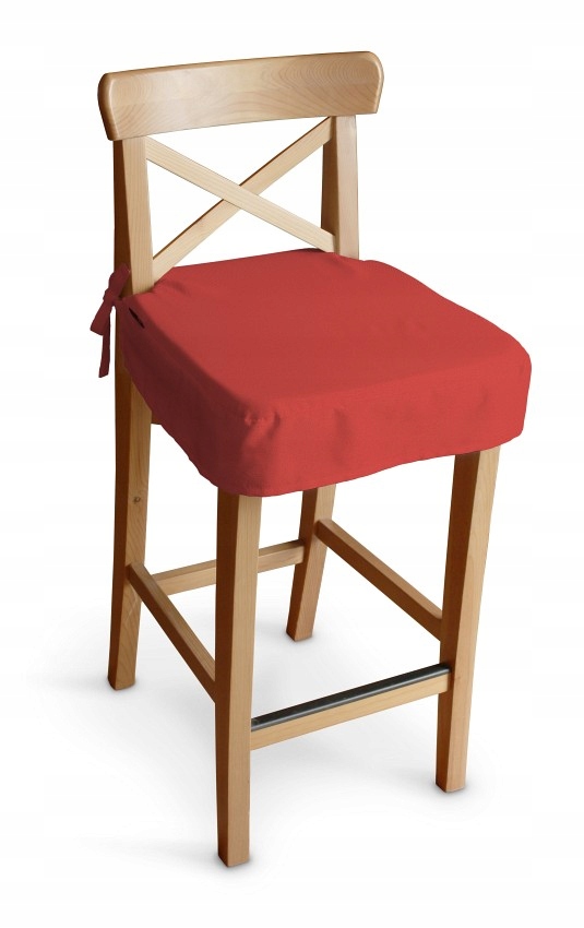 Dekoria Sedák na barovou židli Ingolf Ikea červený