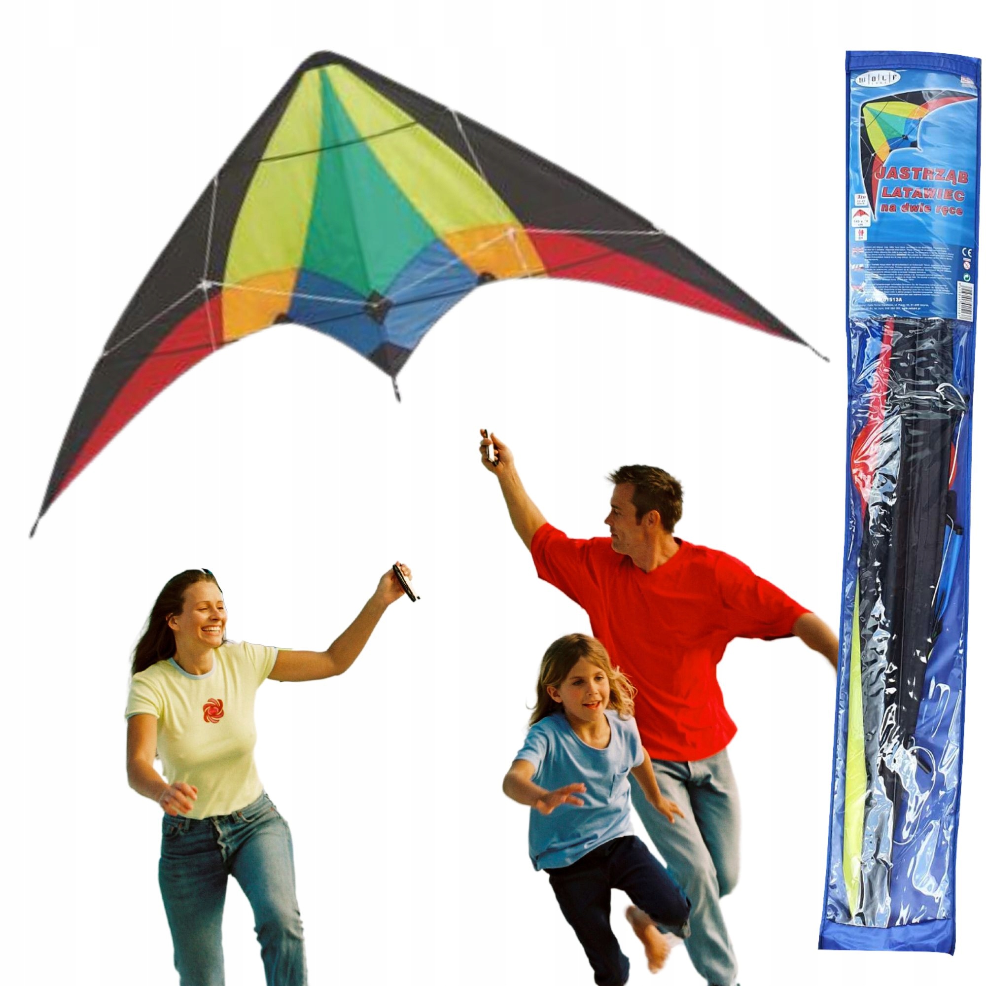 

Latawiec Sportowy Akrobacyjny 2 Linki 140X74CM