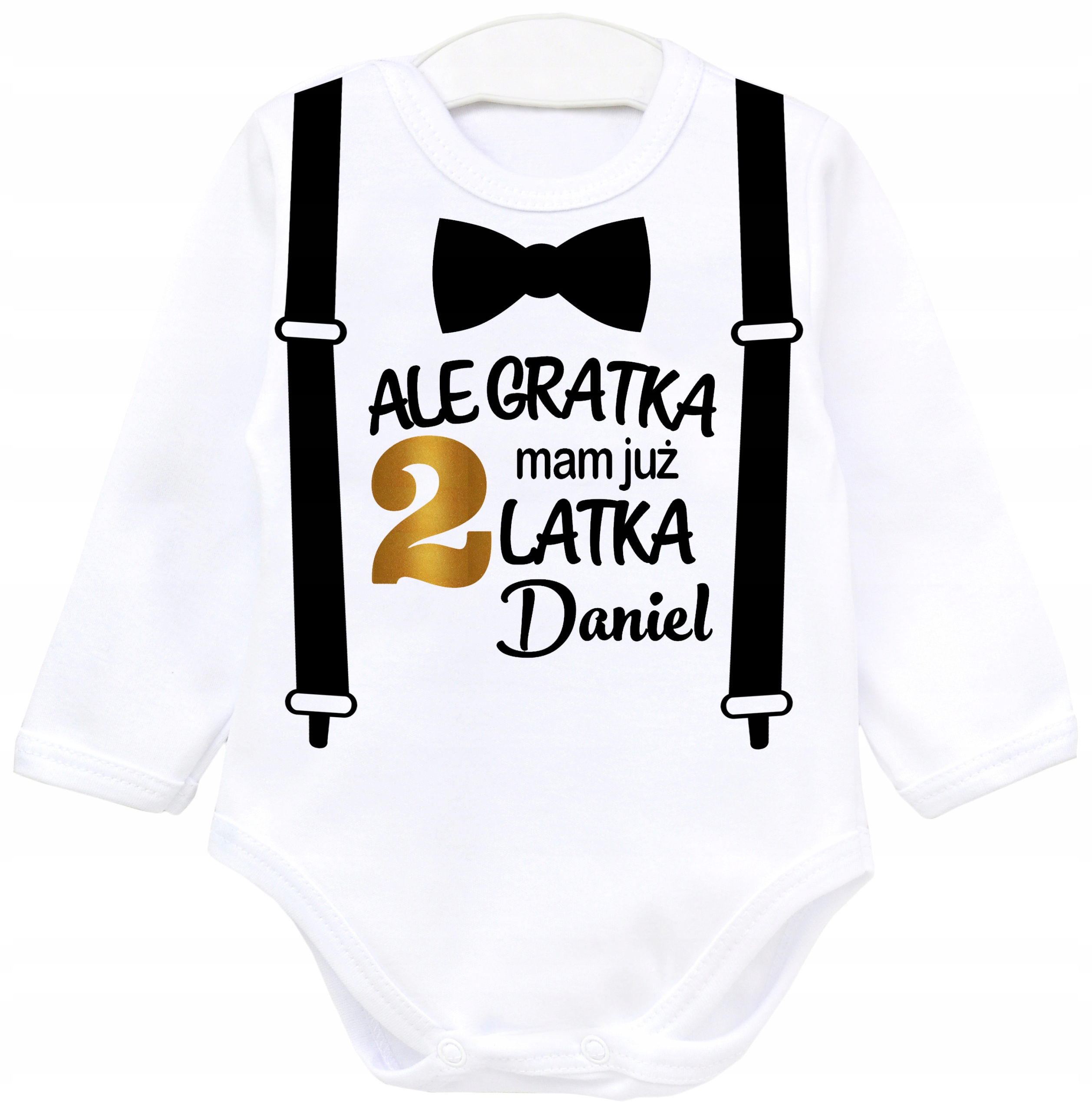 

Body dł rękaw Ale gratka mam 2 latka Szelki r. 98