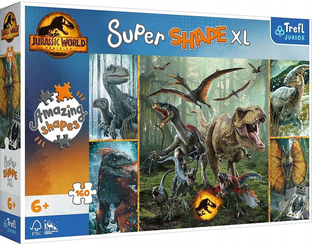 

Puzzle 160 El Shapes XL Jurassic World