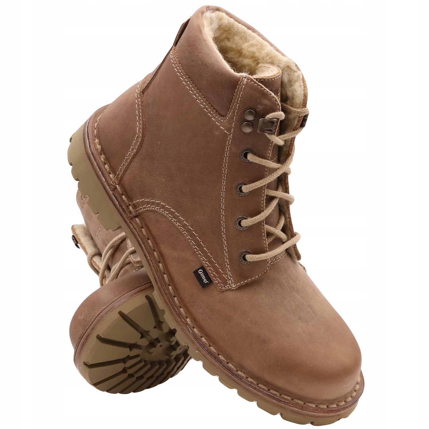 Otmęt zimní kožená obuv zateplená ovčí vlnou OT-420-DO euroobuv