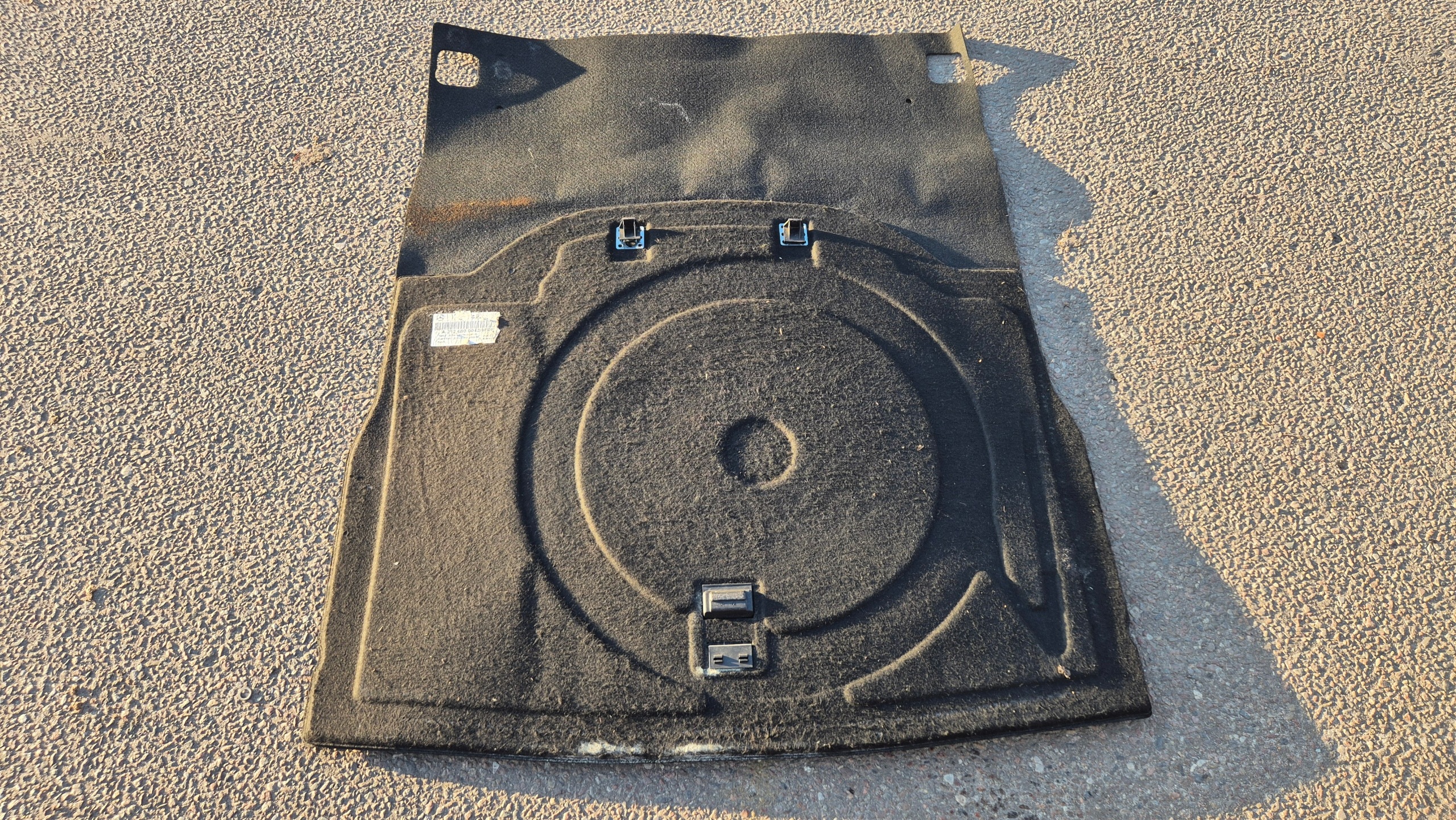 mats boot floor MERCEDES E W212 2126800042 original!