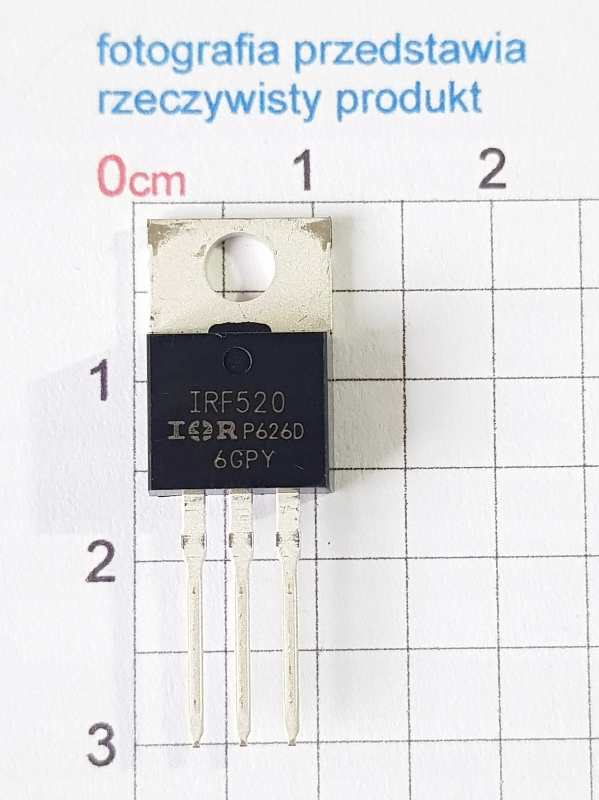 Tranzystor IRF520 Mosfet z kanałem N Irf 520