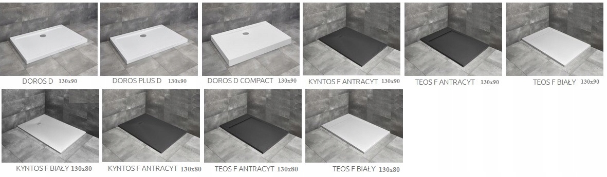 Drzwi FURO DWJ Gold 130x200 RADAWAY LEWE Złote Szerokość produktu 130 cm