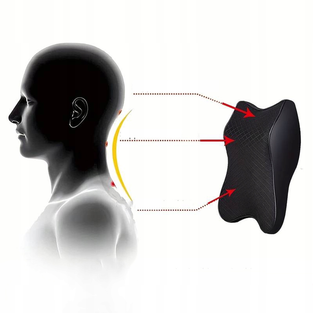 Poduszka Na Zagłówek Samochodu Pod Szyję Poduszka Na Kark Siedzenie Oparcie Producent inny