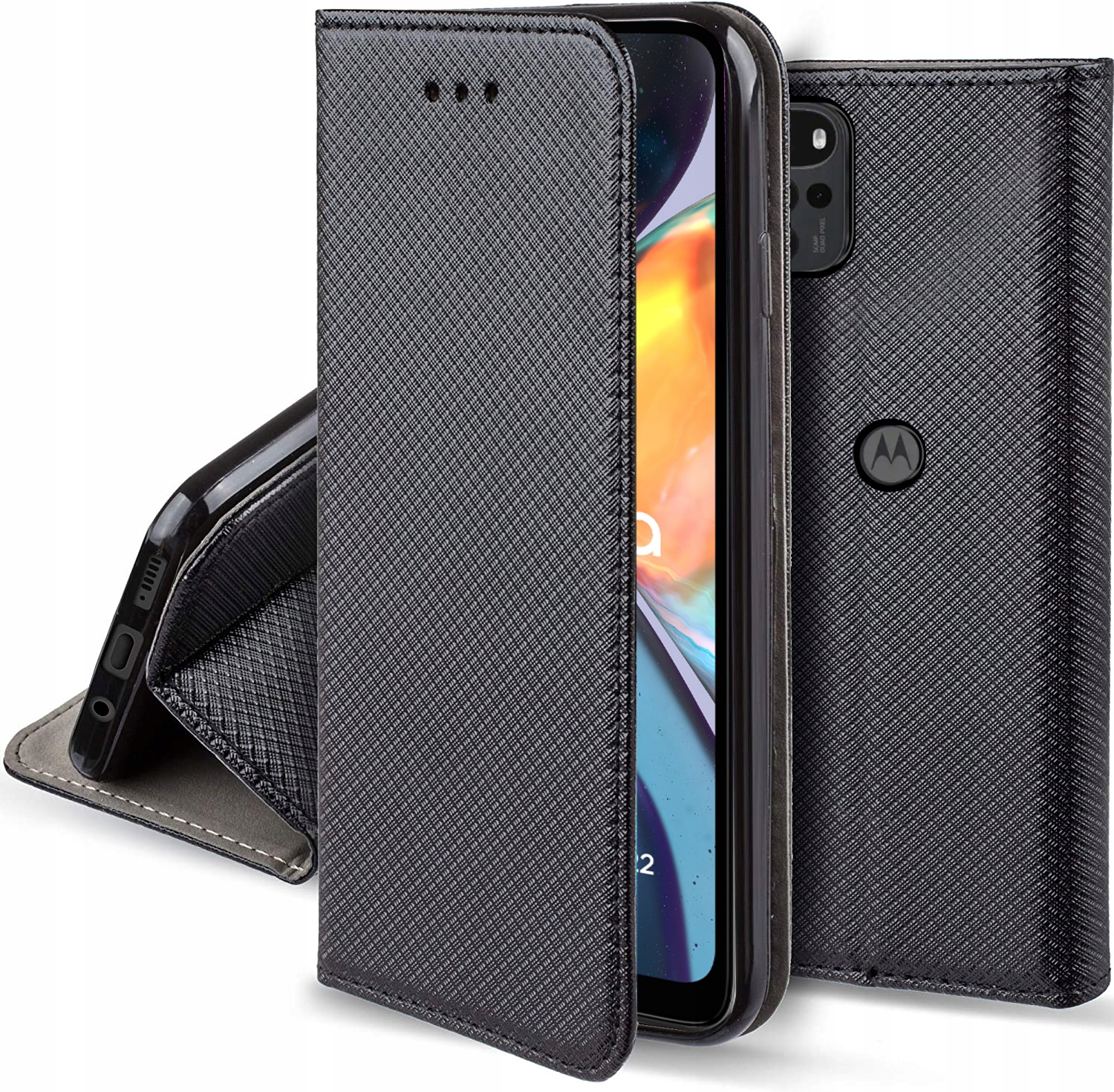 

Etui do Motorola Moto G22 Magnet Smart Case +szkło