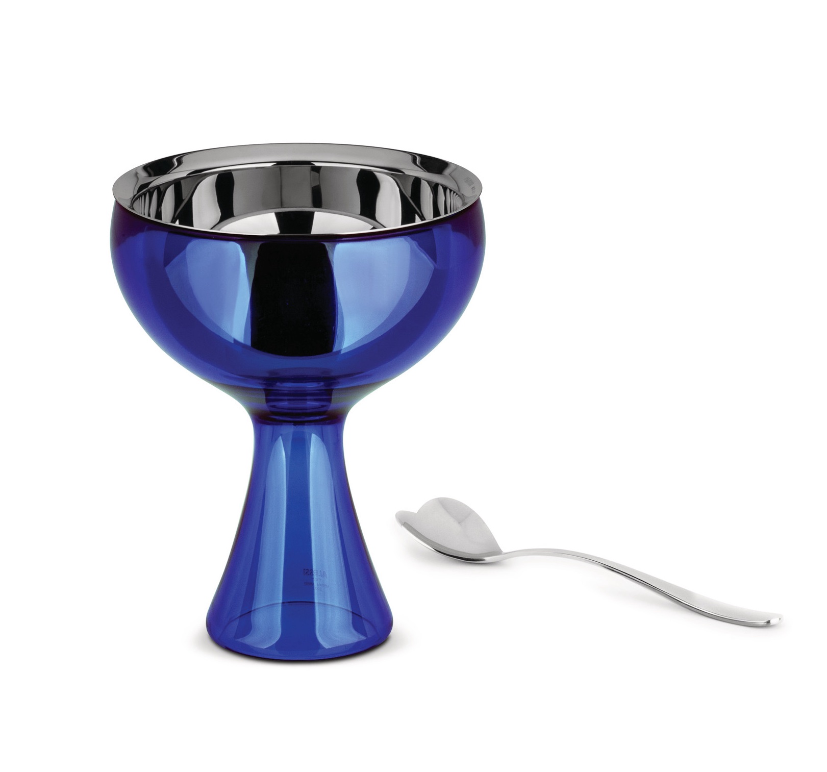 Alessi Big Love Pohár na zmrzlinu Modrý