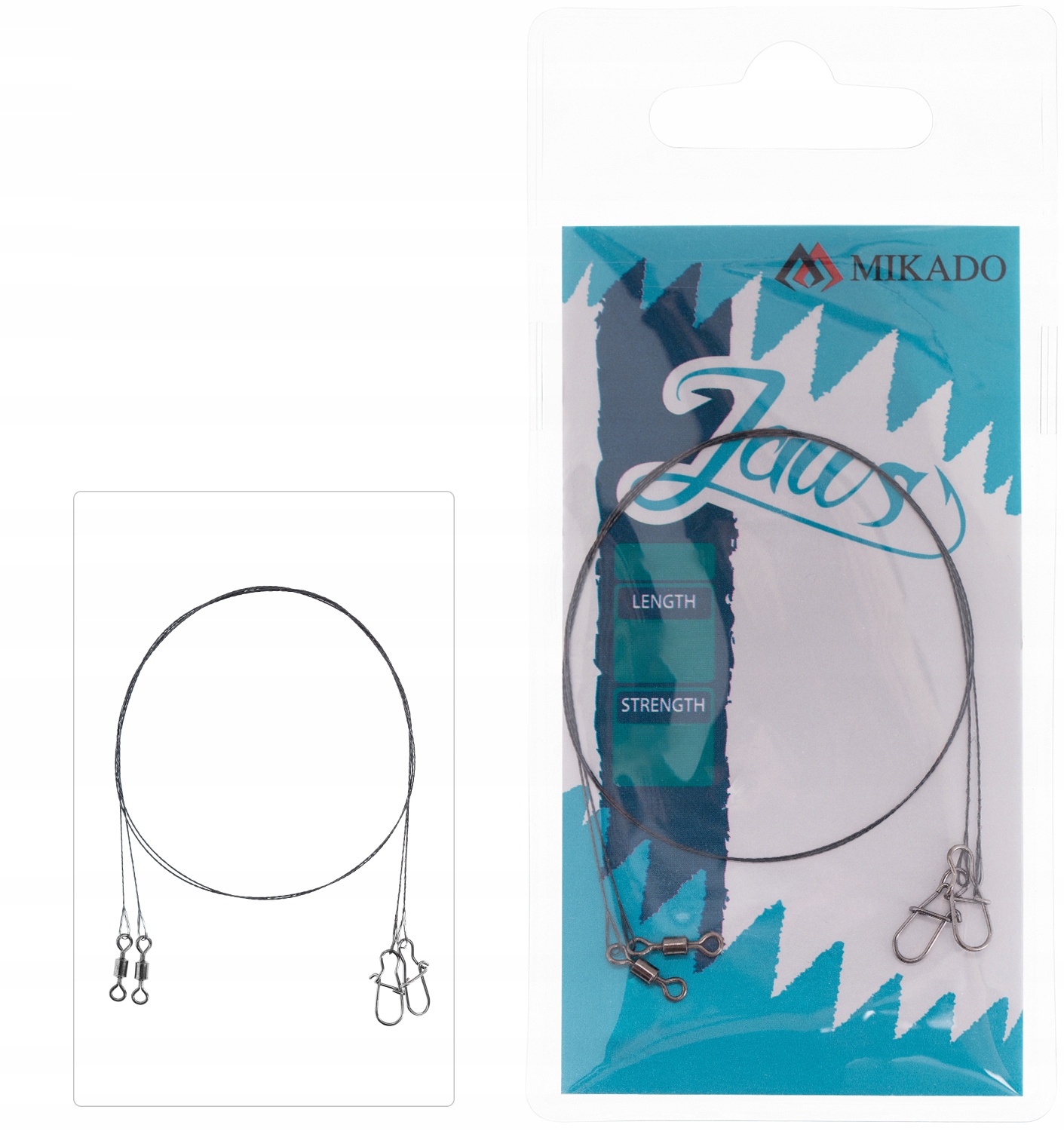 Przypon Wolframowy-jaws 35cm/15kg-op.2szt.