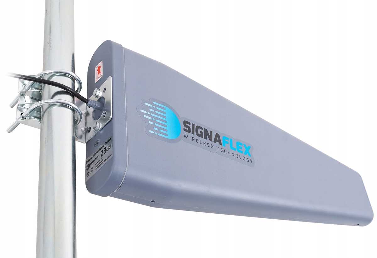 ZESTAW WZMACNIACZ SYGNAŁU TELEFONU GSM INTERNETU 3G 4G LTE + ANTENY Model LTE BLACK LCD