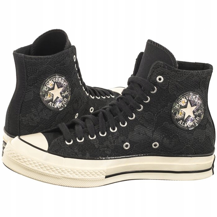 Dámské tenisky Converse Chuck 70 Hi Black/Egret A07998C černé