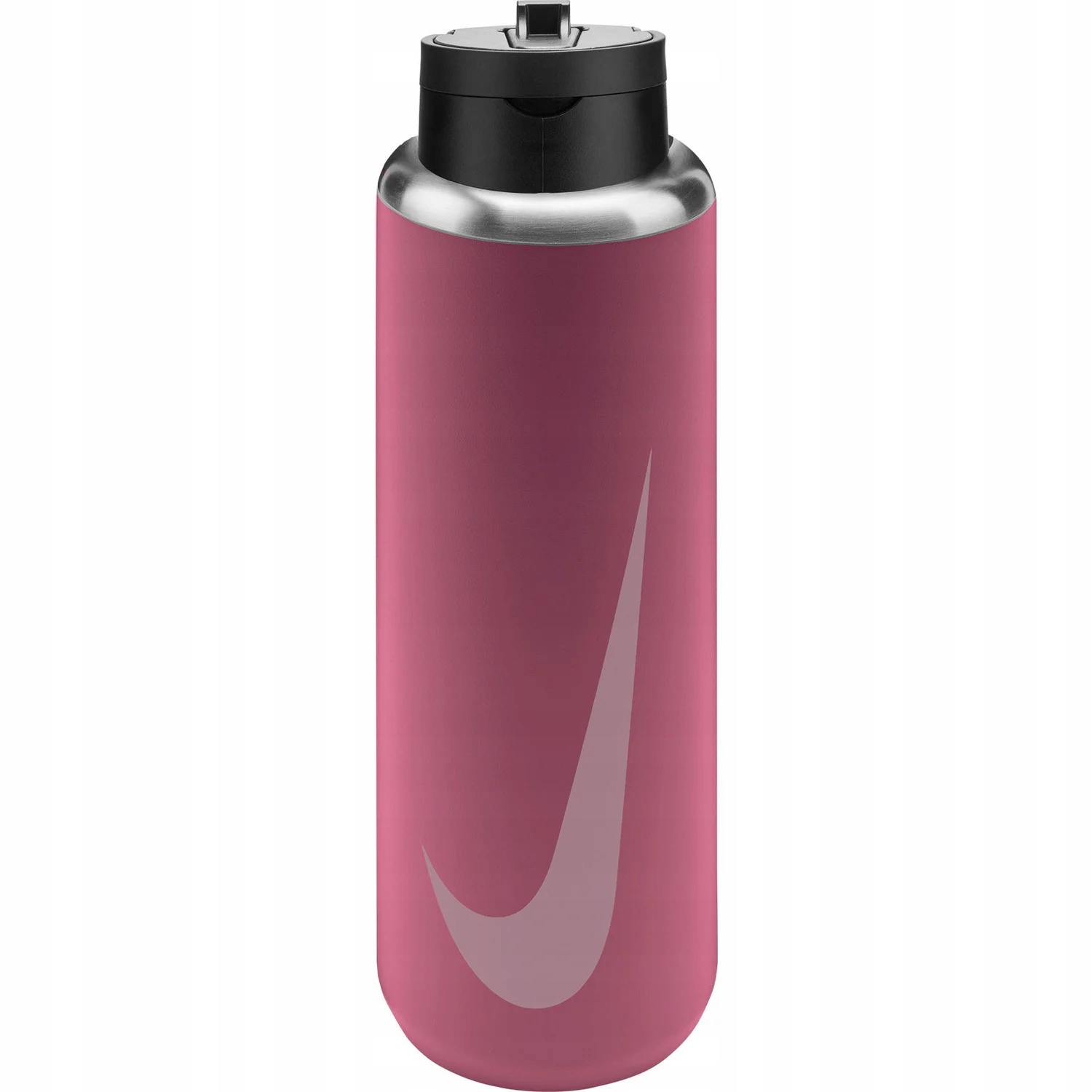 Bidon Nike Recharge Straw Bottle 24 oz 700 ml pink logo